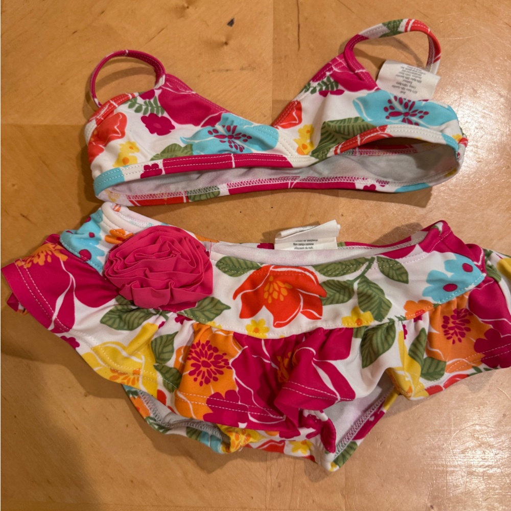 Crazy 8 Infant Girl Swit Suit - Tropical -18-24m - Worn Once - Great Condition